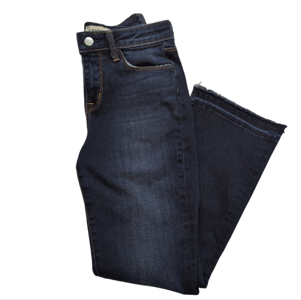 L’Agence Jeans Crop Baby Flare Pacifica Tru Blu 24
